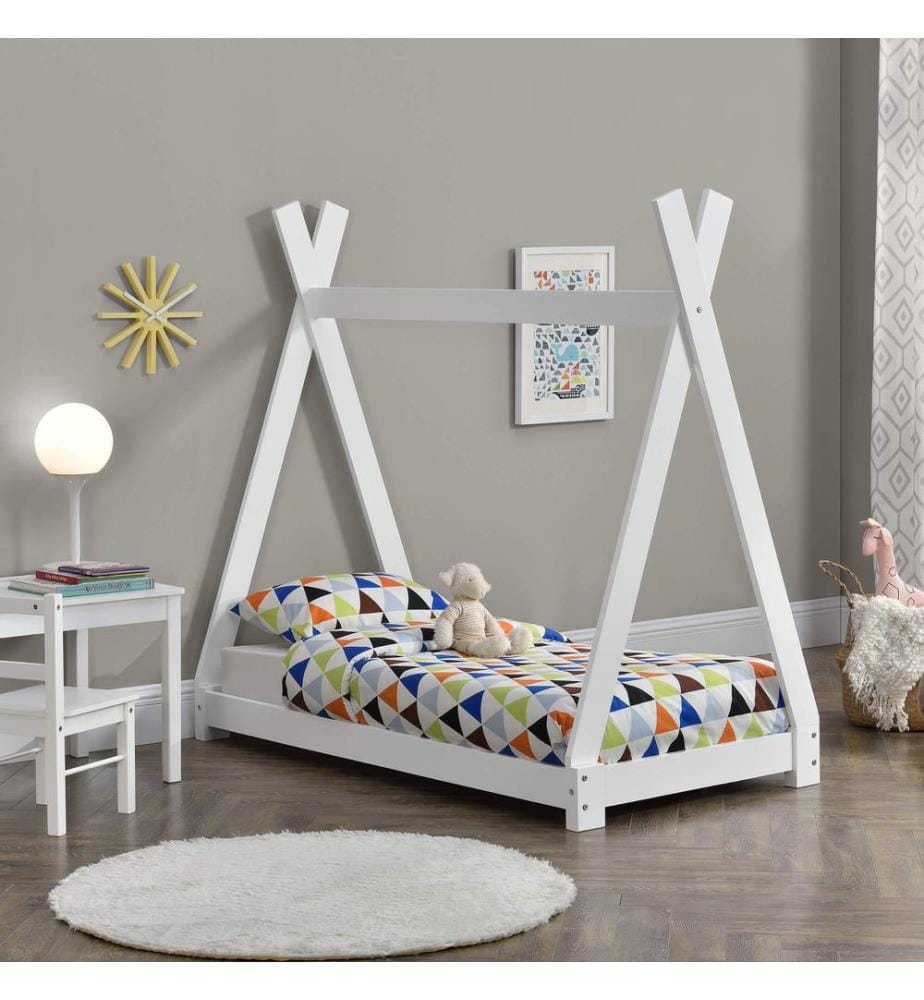 Kinderbett Onejda 70x140 cm Tipi Kiefernholz