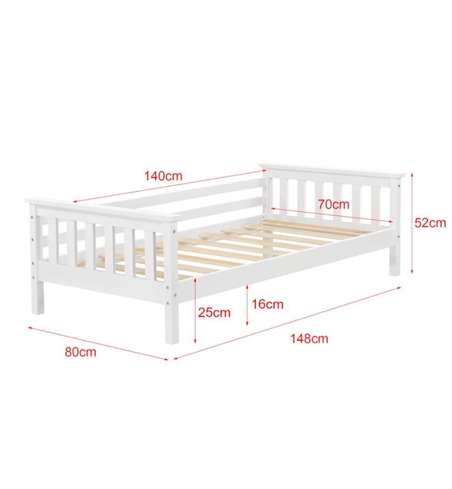 Letto per bambini Nuuk 70x140 cm
