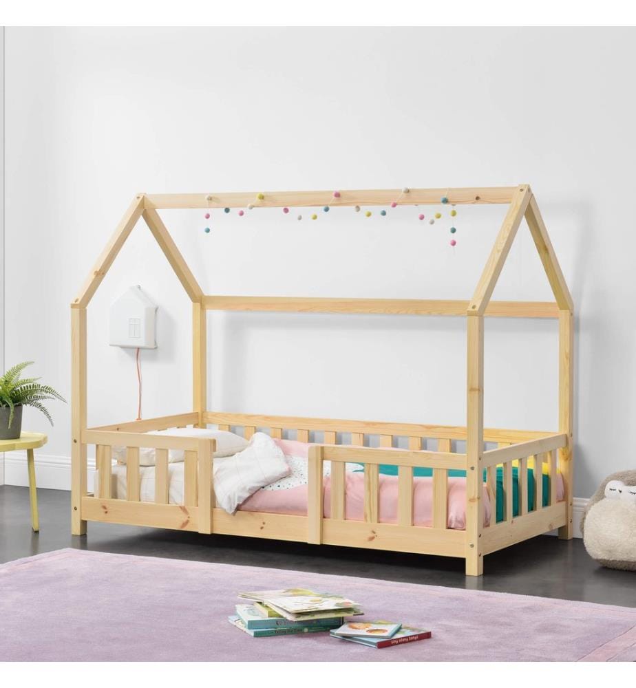 Lettino Sisimiut 70x140 cm con protezione anticaduta