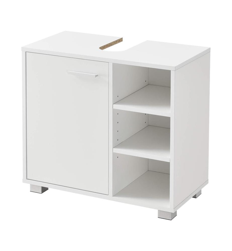 Meuble sous-lavabo Narvik 56x60x31 cm 3 compartiments de rangement