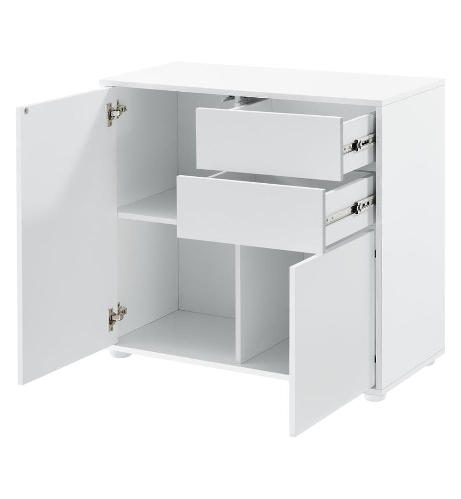 Sideboard Paarl 74x79x36 cm avec tiroirs et portes d'armoire Mat