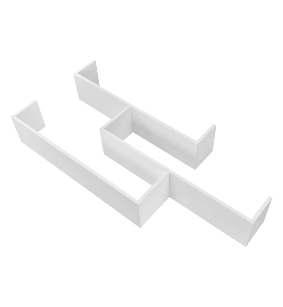 Étagère murale Grimstad 119x18x55 cm Blanc