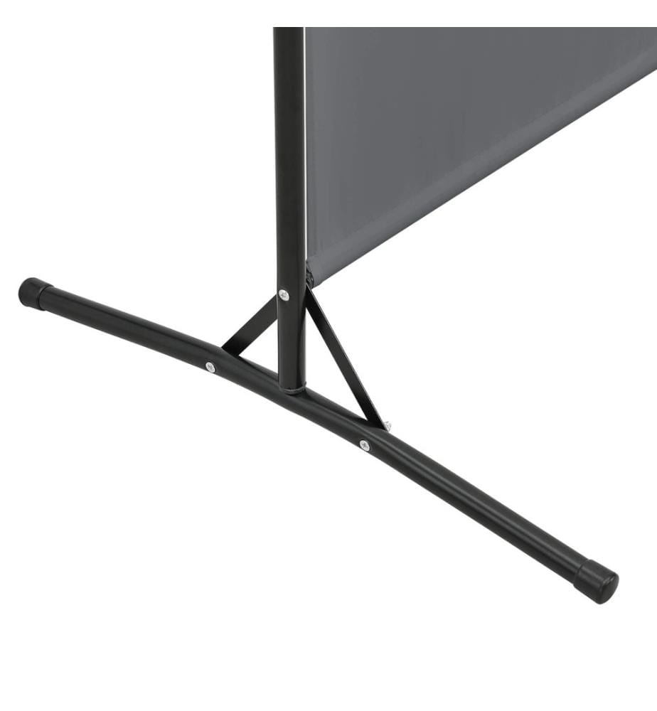 Paravent Raumteiler Tarazona 176x175 cm Dunkelgrau