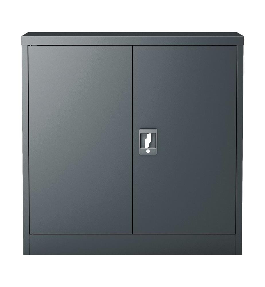 Armoire à dossiers Molise 90x40x90 cm Acier gris foncé