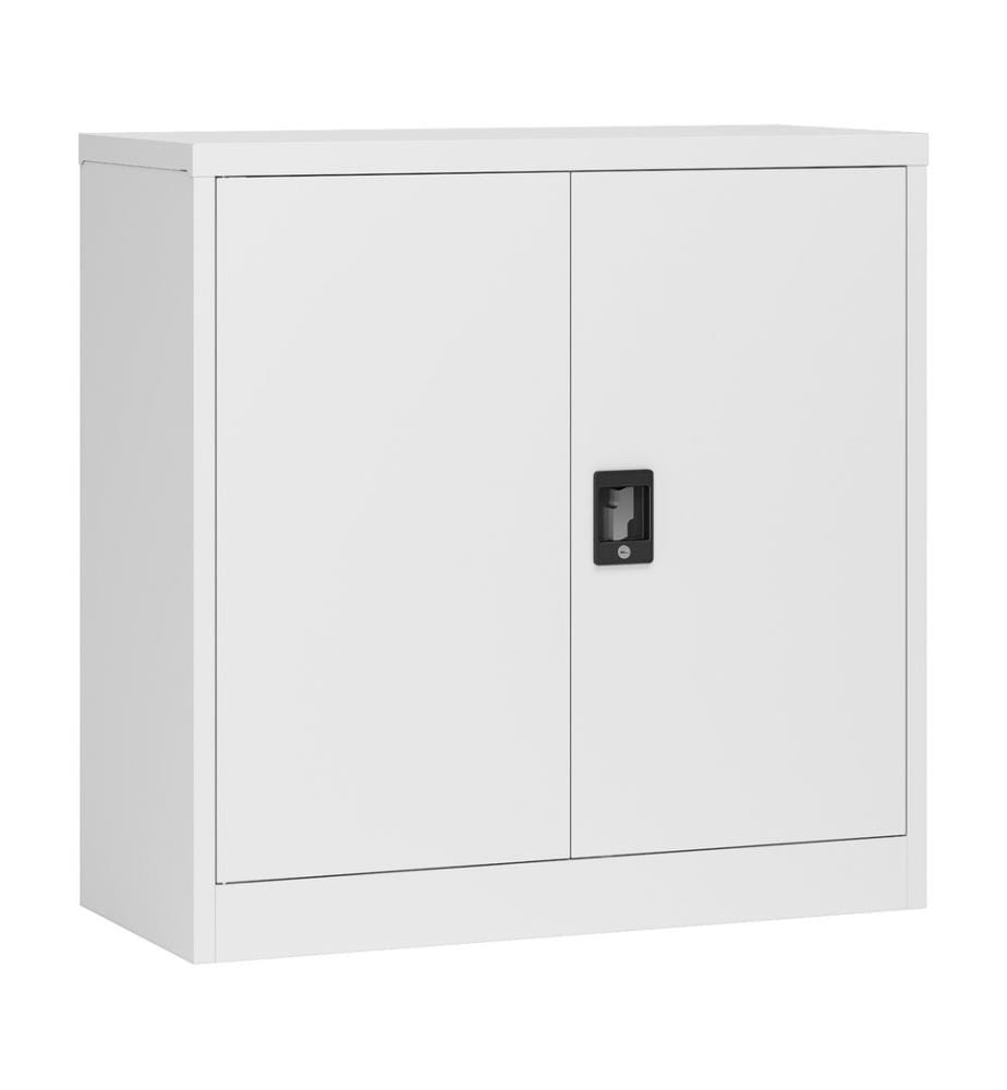 Armoire à dossiers Molise 90x40x90 cm Acier gris clair