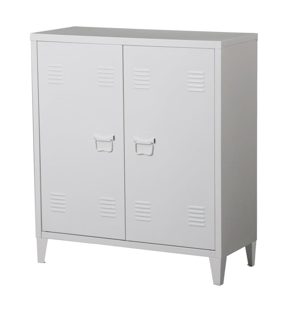 Armoire métallique Ko mmode Oripää 90x80x33 cm Blanc