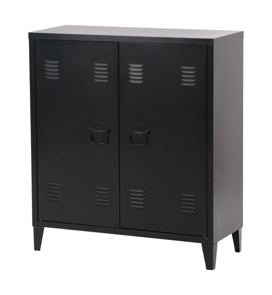 Armoire métallique Ko mmode Oripää 90x80x33 cm noir