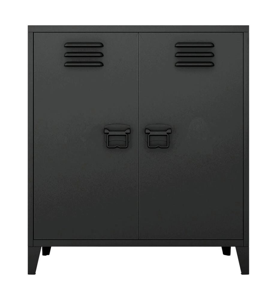 Armoire métallique Ko mmode Oripää 90x80x33 cm noir