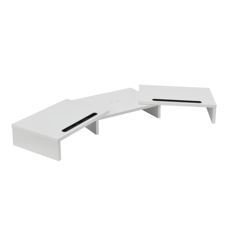 Support d'écran Vilppula 79x27x10.5 cm Blanc