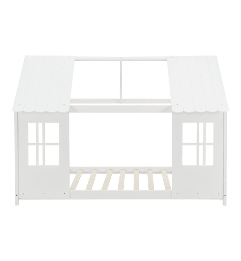 Letto per bambini semiaperto Tostedt 90x200 cm Bianco