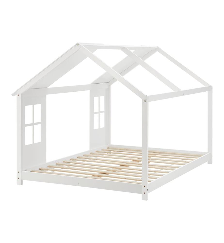 Letto per bambini semiaperto Tostedt 120x200 cm Bianco