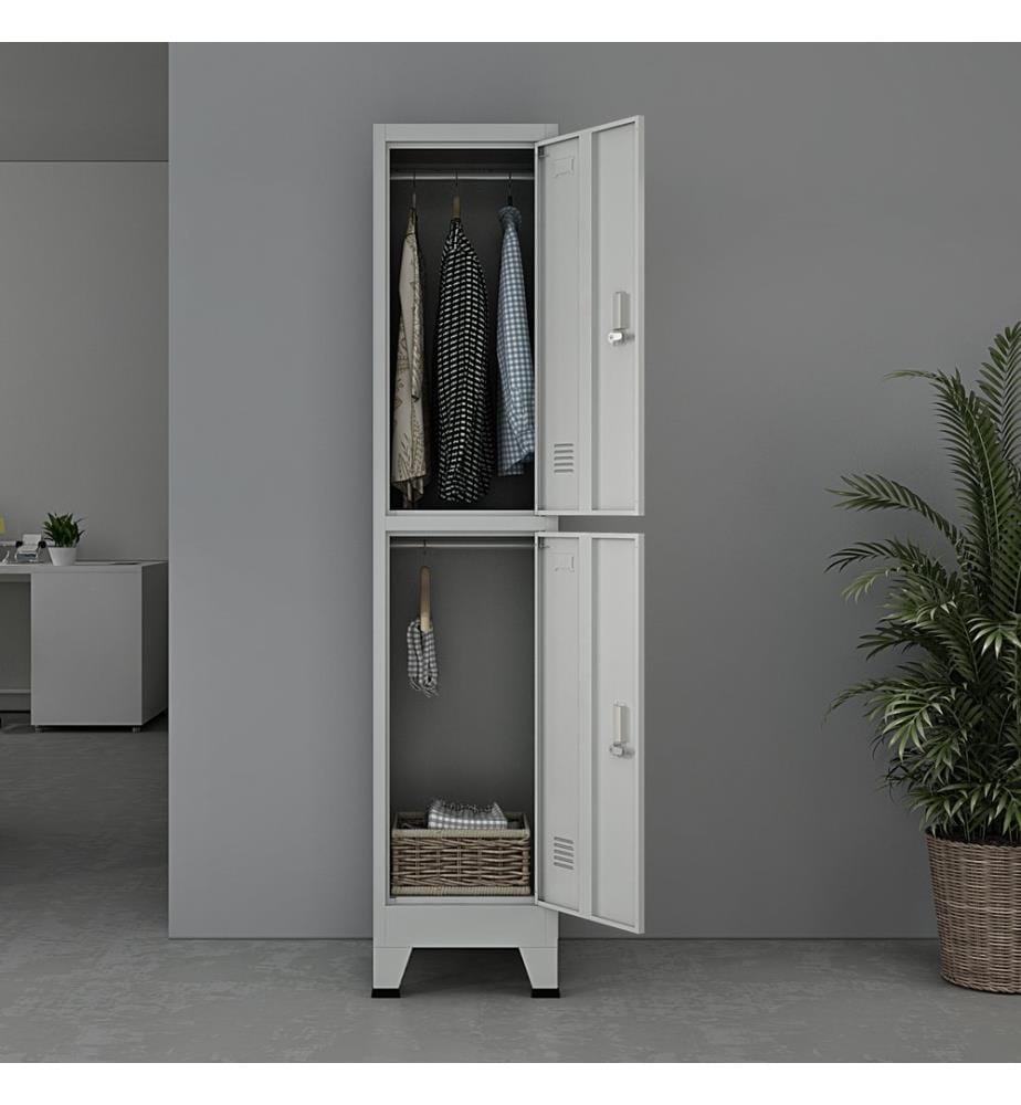 Schliessfach Spind Joroinen mit 2 Türen 180 cm
