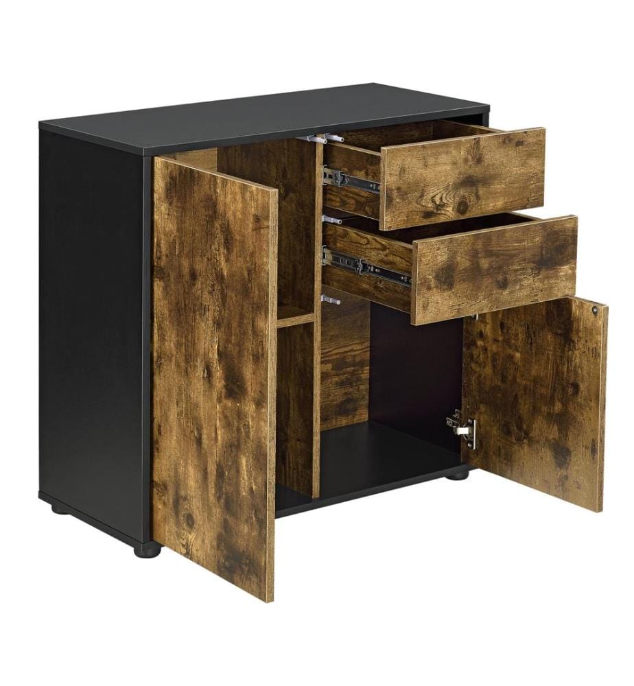 Sideboard Paarl 74x79x36 cm avec 2 tiroirs et 2 portes d'armoire
