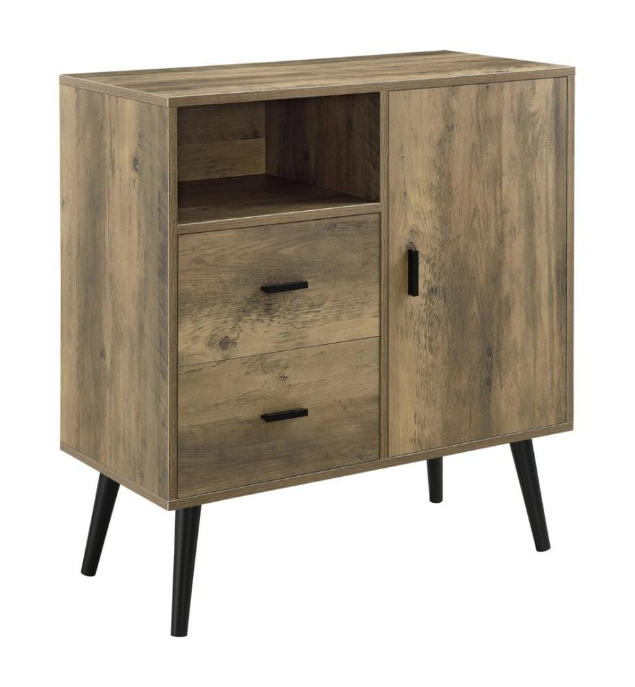 Credenza Tingsryd 78x38x82 cm rovere nero