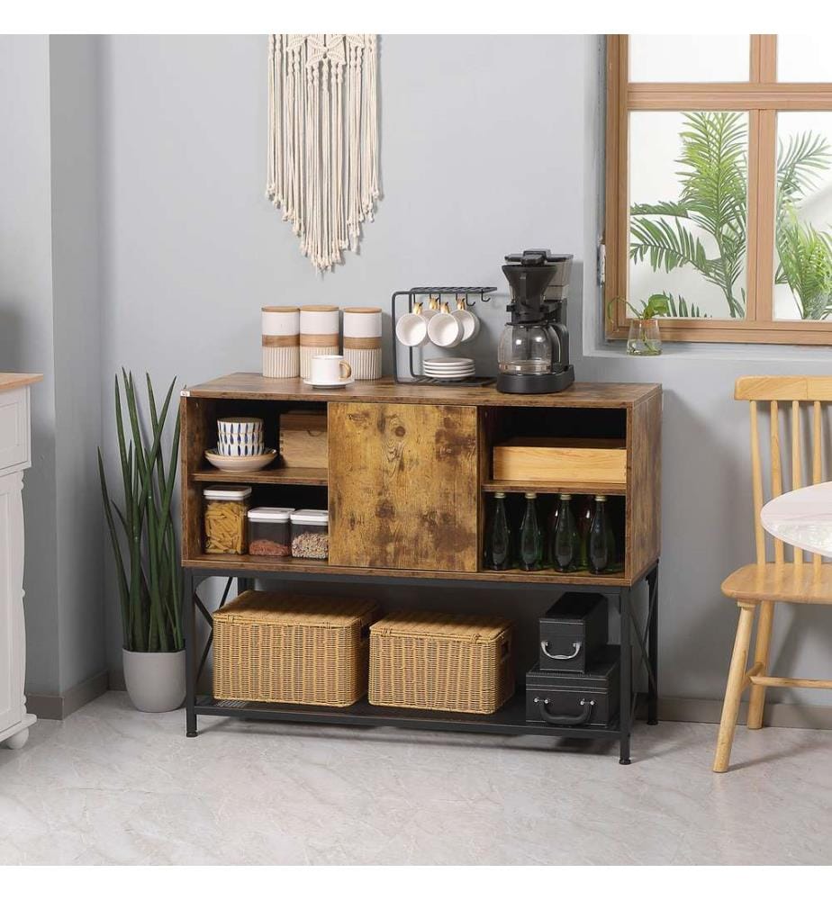 Buffet design industriel 112x40x85 cm