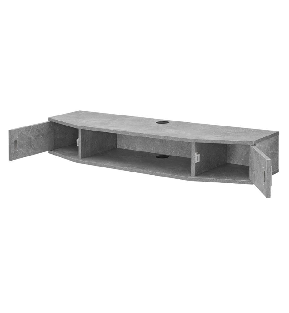 TV-Wandregal Houston Beton-Optik