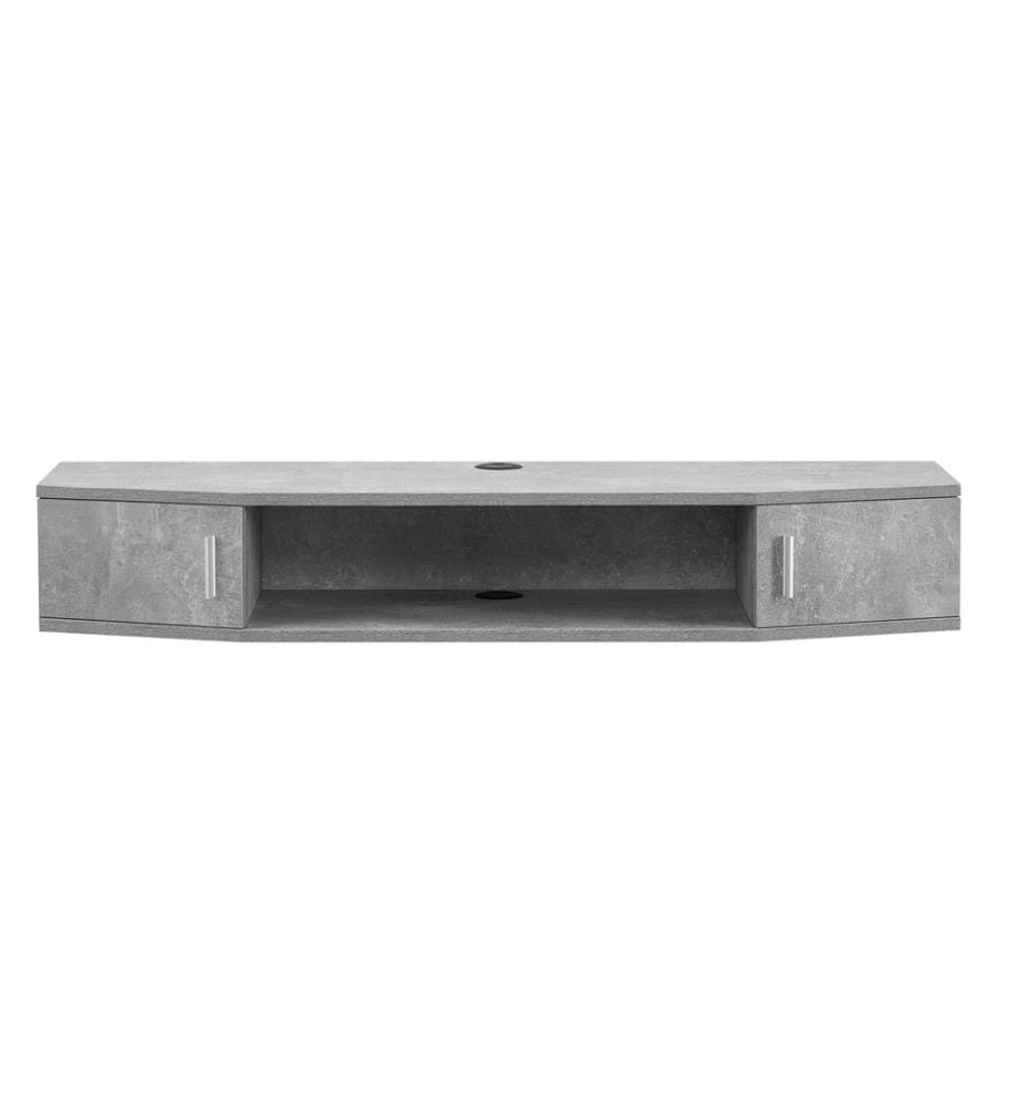 TV-Wandregal Houston Beton-Optik