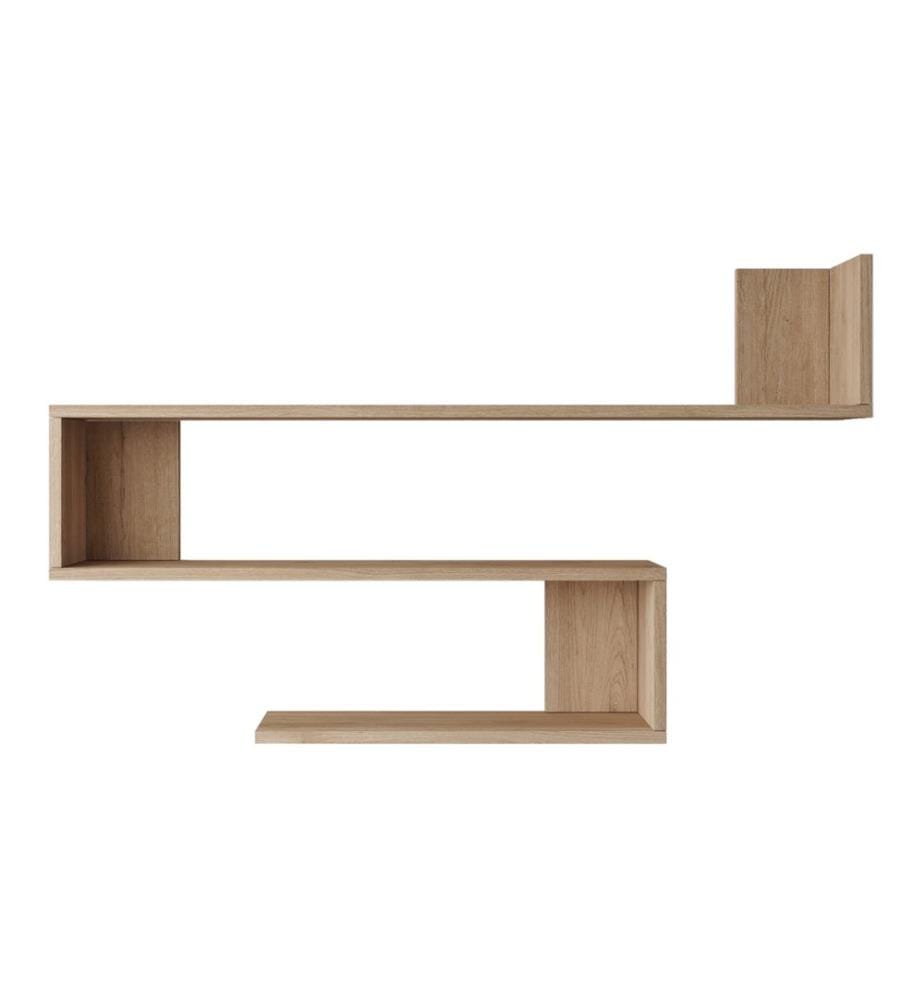 Wall shelf Saint Paul oak 120x14.5x71.5 cm