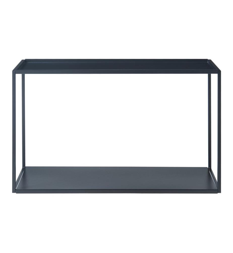 Wandregal Augusta Schwarz 60x25x35 cm