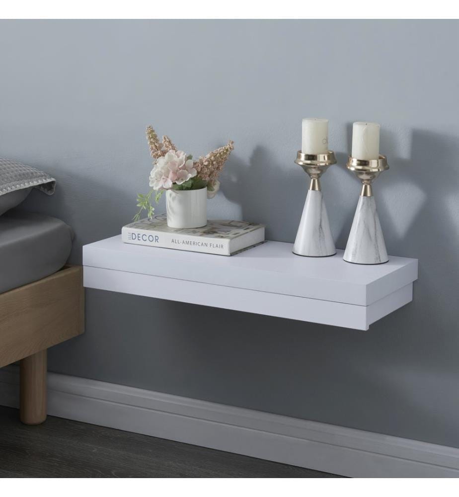 Karkkila wall shelf with drawer White