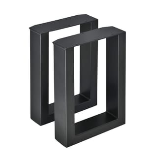 Set di 2 gambe in metallo Telaio del tavolo 30x43 cm