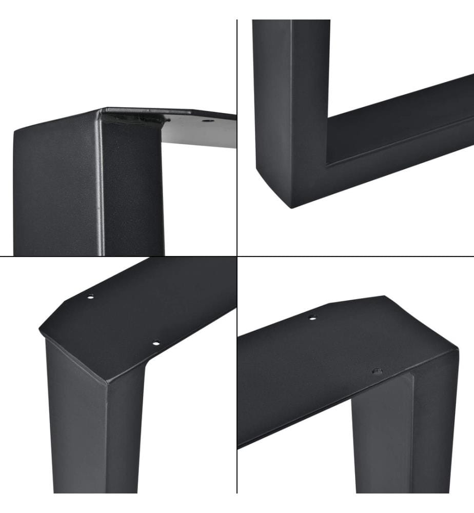 Tischbeine Metall 2er-Set Tischgestell 30x43 cm