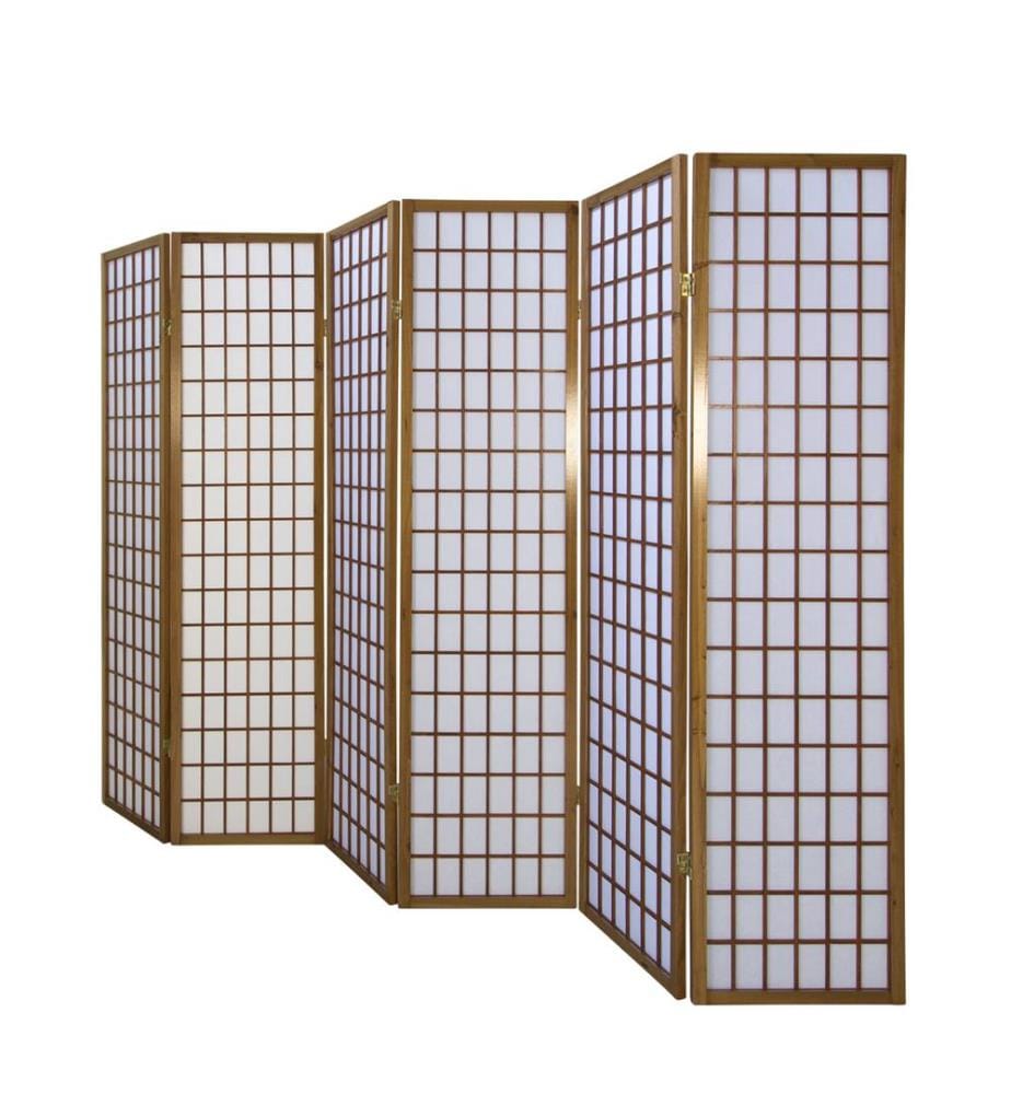 Divisorio in legno 6 pezzi marrone