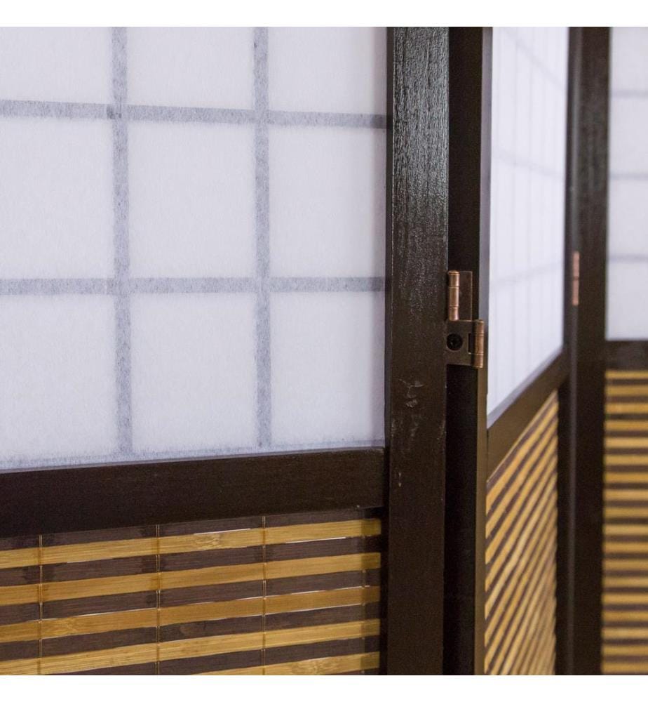 Divisorio in legno 4 pezzi marrone