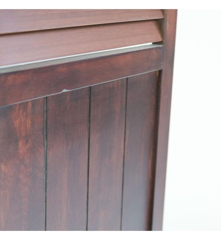 Divisorio in legno a 3 pezzi marrone