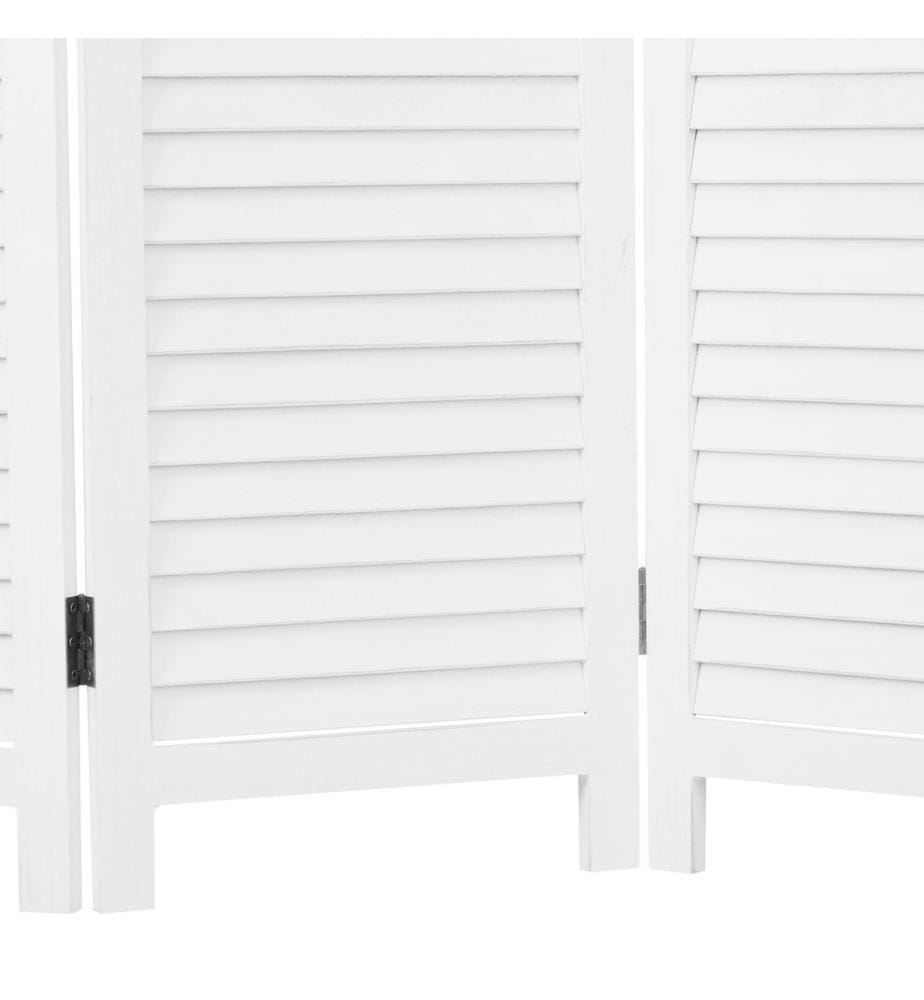 Divisorio per 3 pezzi in legno bianco