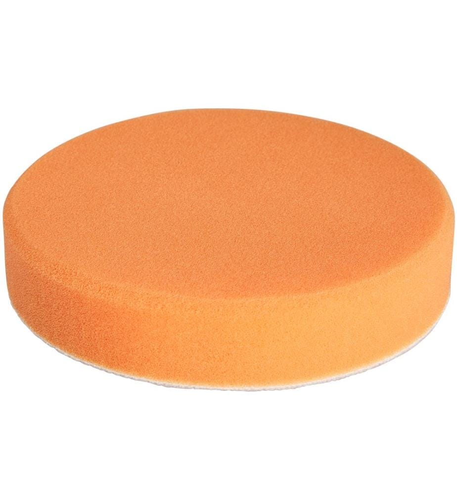 5 spugne per lucidatura da 150 mm medie incluso platorello da 150 mm - arancio