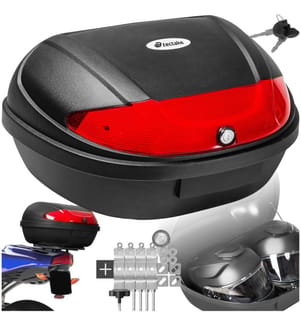 Bauletto per moto, ca 48 litri - nero