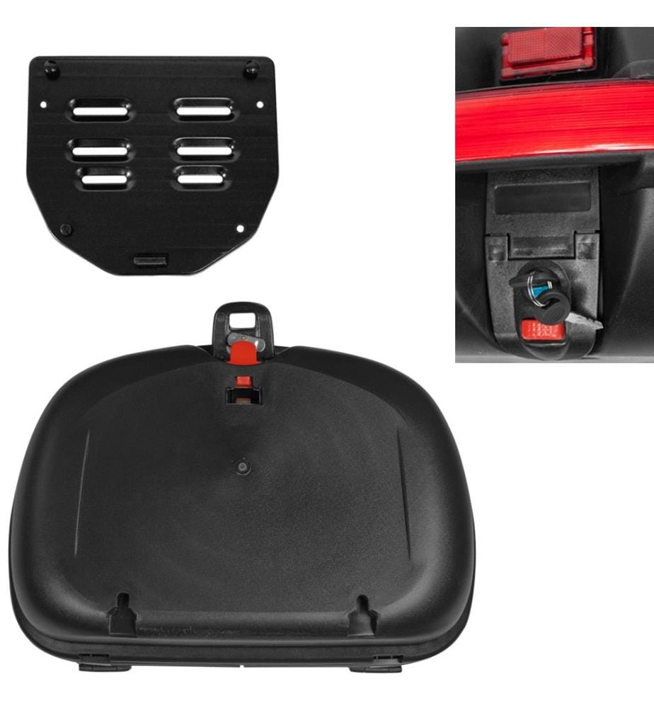 2 top cases 49 L - noir