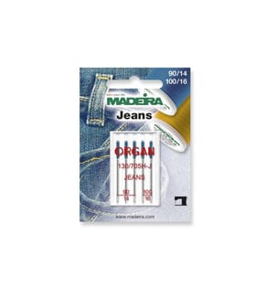 MADEIRA - Aiguille de machine pour jeans 90/14 100/16 5 pièces