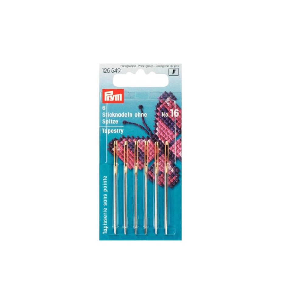 PRYM - Aiguille de broderie Nr. 16, 6 pièces