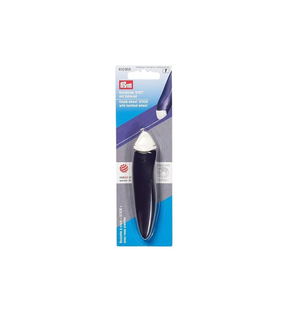Prym Ergonomics - Crayon craie Ergonomic 11 cm, avec roue dentée