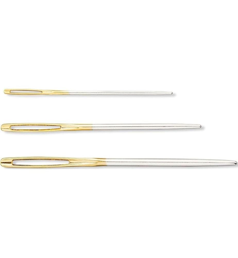 PRYM - Wollnadel Nr. 1 + 3 ohne Spitze, 3 Stück