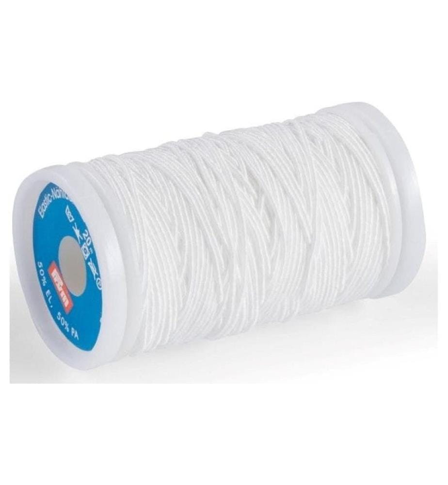 PRYM - Fil élastique 0.5 mm x 20 m Blanc
