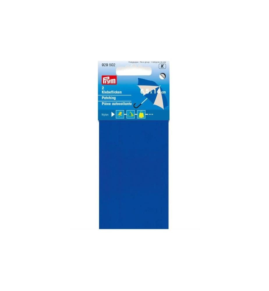 PRYM - Flickstoff 6.5 x 14 cm Nylon, Blau