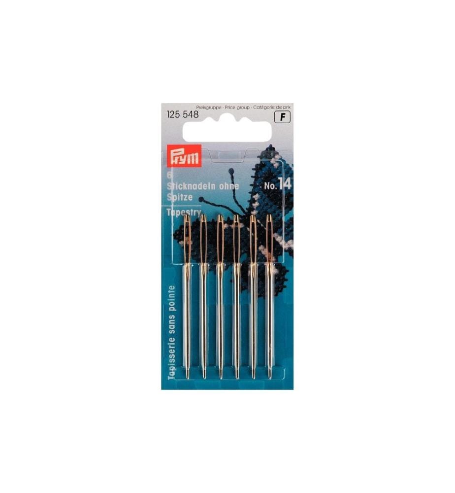 PRYM - Sticknadel Nr. 14, ohne Spitze, 6 Stück