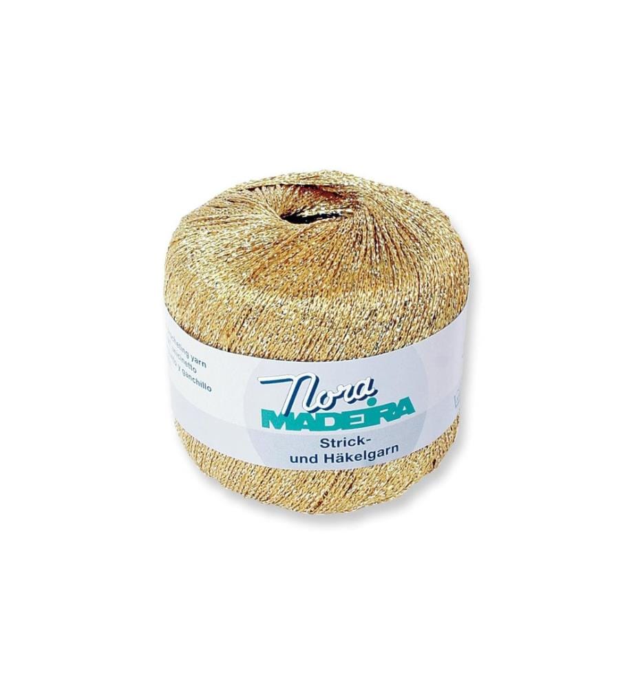 MADEIRA - Fil à coudre et à broder Nora 25 g Doré