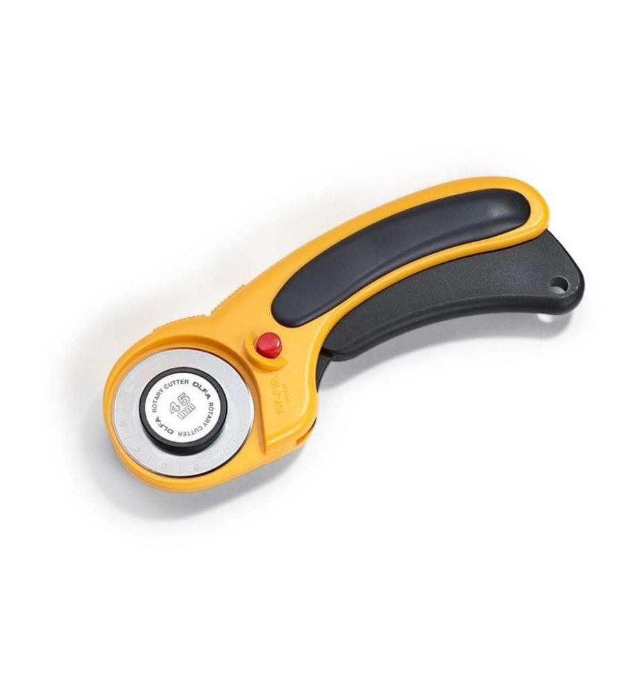 PRYM - Couteau rotatif Confort Jaune, 45 mm
