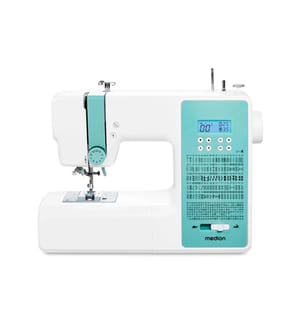 MEDION - Machine à coudre Life SD36 Blanc/Turquoise