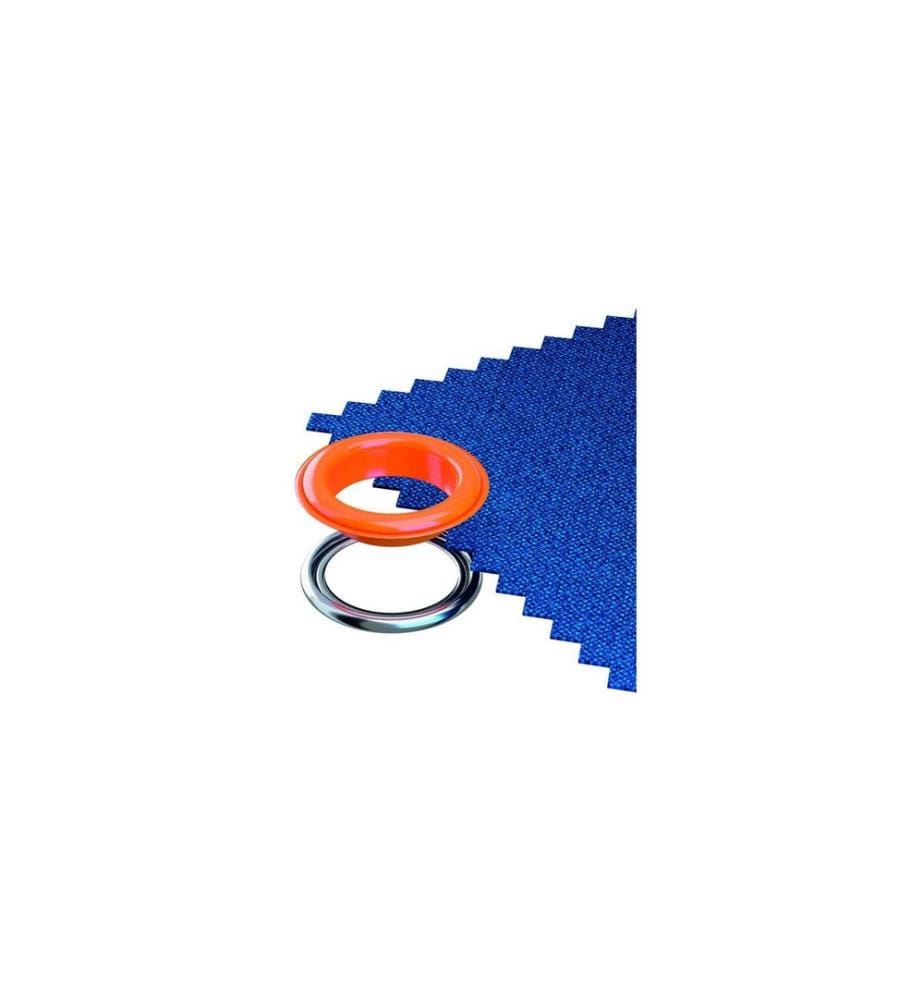 PRYM - oeillets avec disques 20 pièces, orange-argent