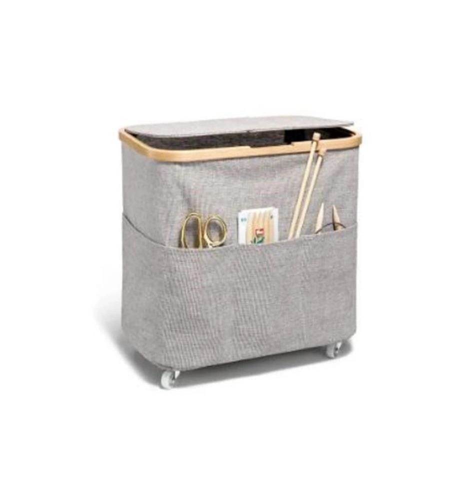 PRYM - Fold & Store Box Multi Canvas & Bamboo