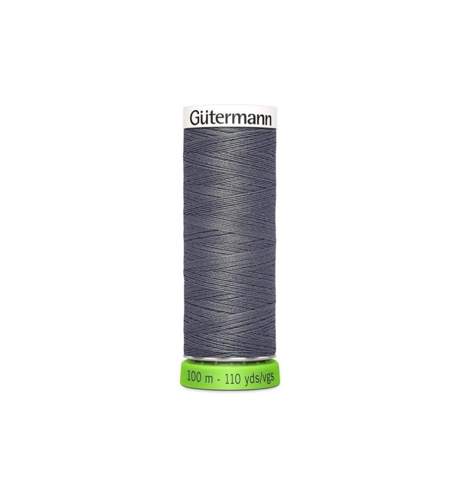 Gütermann - Fil à coudre et à broder Machine à coudre rPET 100 m Gris