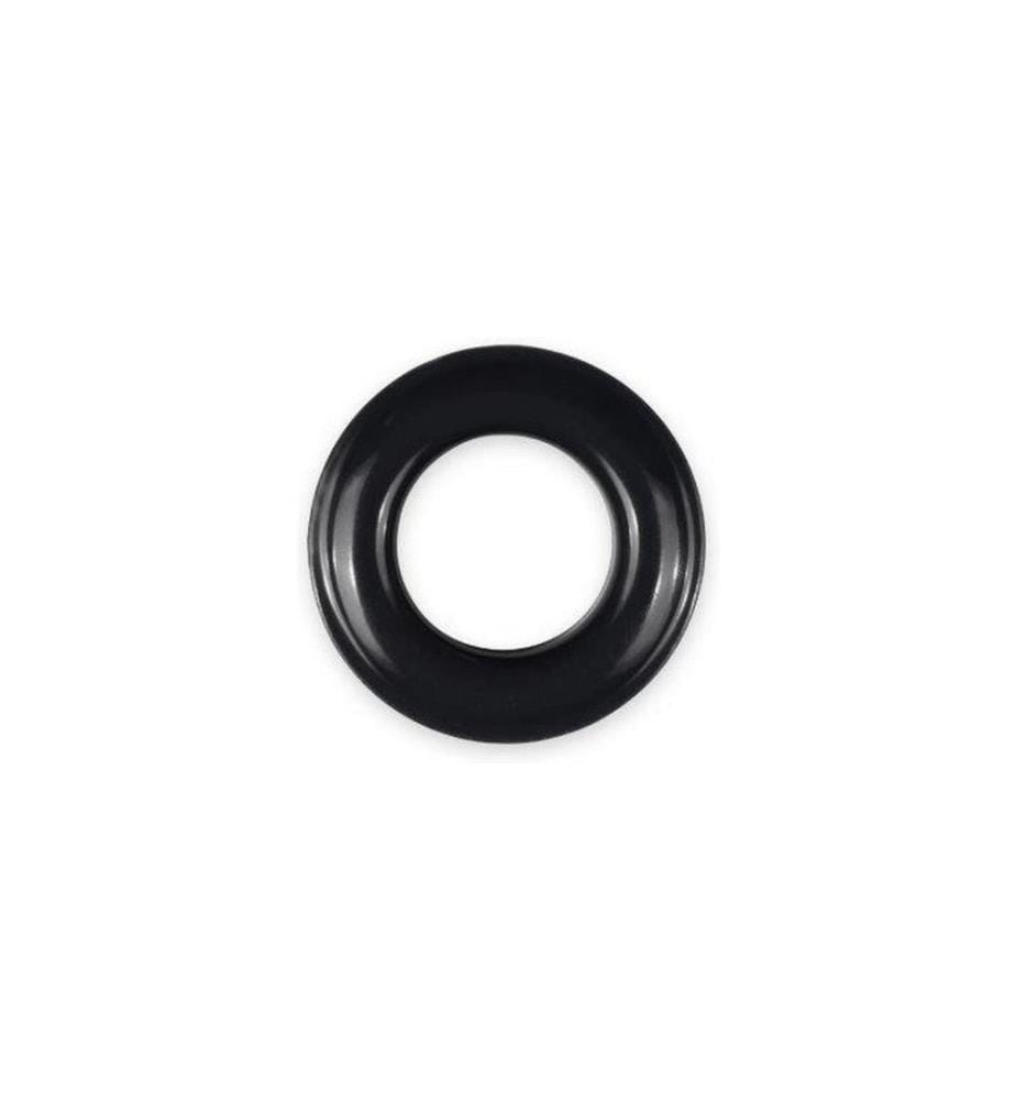 PRYM - Ösen mit Scheiben, 8 mm Schwarz, Silber