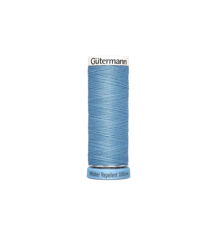 Gütermann - Fil à coudre et à broder Water Repellent 1 pièce, Bleu