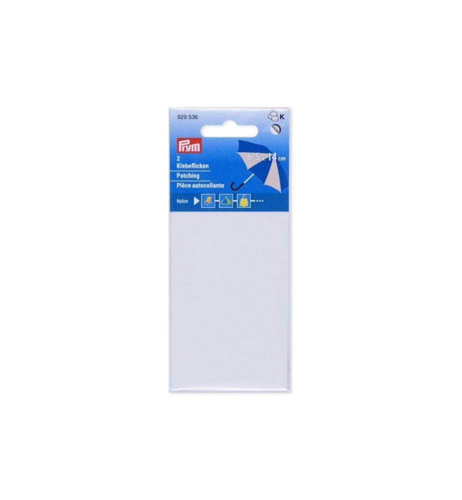 PRYM - Flickstoff 6.5 x 14 cm, Nylon, Wollweiss