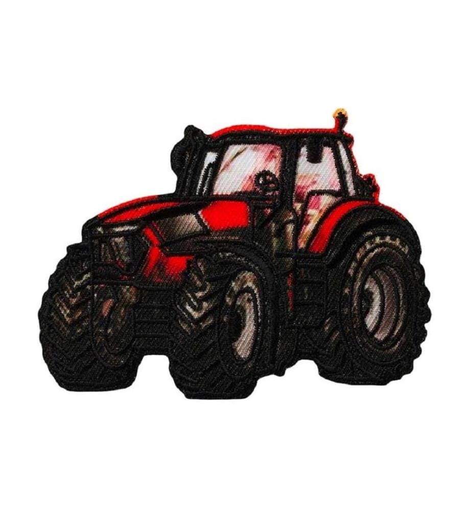 Mono-Quick - Aufbügelbild Traktor Rot 1 Stück